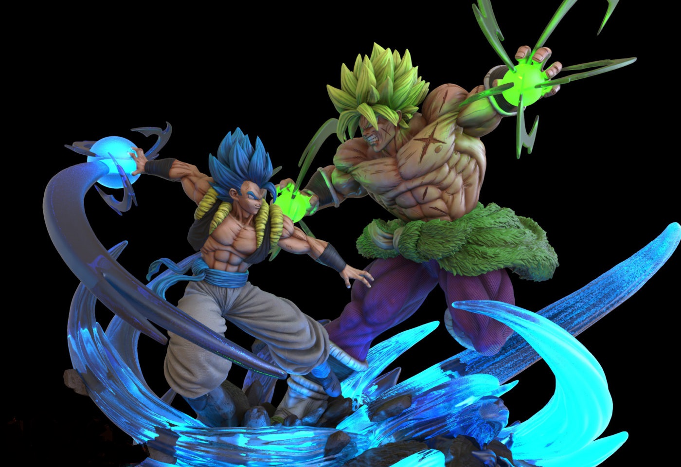 Imagen de Gogeta principal protagonista de la nueva figura de Dragon Ball Super: Broly