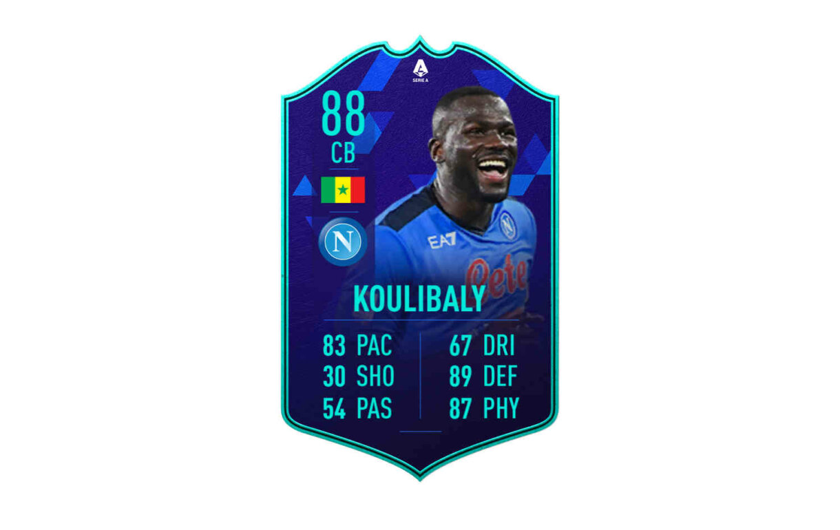 Carta Koulibaly POTM Serie A FIFA 22 Ultimate Team